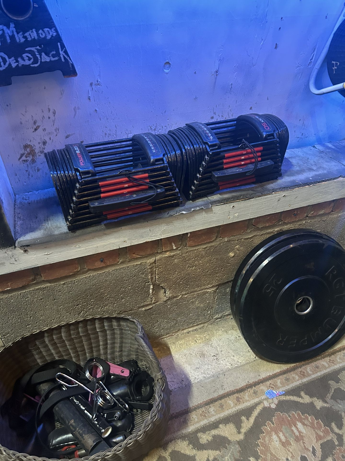 Power block Dumbells 10-50 Lb 5 Lb Increments