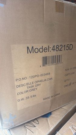 Elle Ophelia Grey Task Chair
