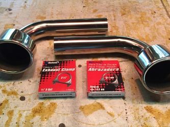 Exhaust Muffler Bypass Pipes For Porsche 911 (Stainless Steel)