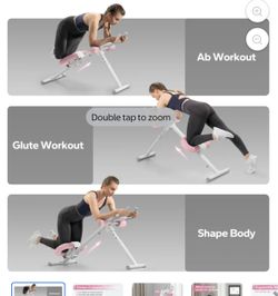 Adjustable Ab Machine Pink