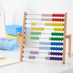 Melissa & Doug Abacus - Classic Wooden Educational Counting Toy With 100 Beads - SEE MY OTHER ITEMS