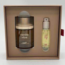 SNIF Vanilla Vice Fine Fragrance 1 oz 30 Ml & 0.3 oz 10 Ml Travel Size See Details