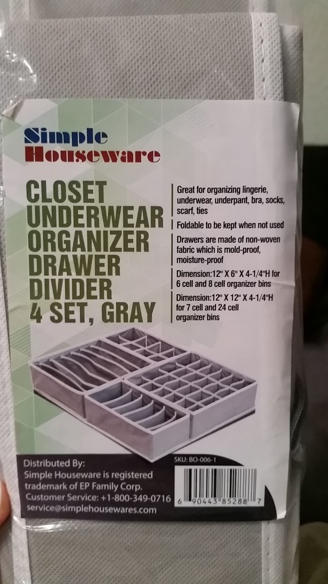 Drawer organizer