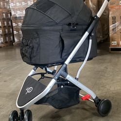 Petique 3-in-1 pet stroller car seat in black for dogs, cats and small animals up to 45 pounds