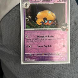 Team Rocket's Dottler • Destined Rivals Pokemon Destined Rivals • 088/182