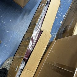 Welding Screen 6 ft. x 6 ft. 3 Panel Welding Curtain Flame Retardant with Frame and Wheels adjustable Size, Red