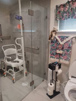 1/2 inch thick shower glass door