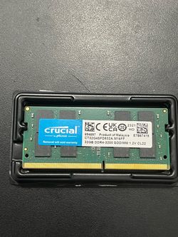 Crucial 32GB DDR4-3200 SODIMM