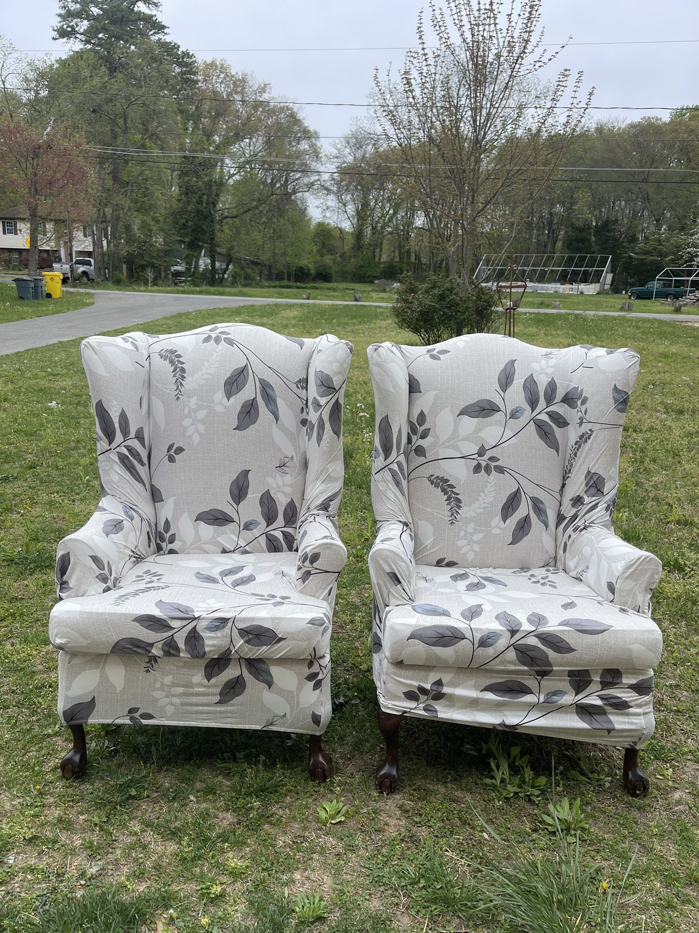 Wingback Chair Both For $200