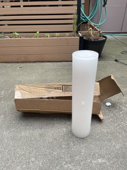 Large White Candle