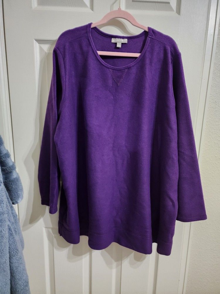 T Shirt Ladies 3xl Purple Colour Brand New Never Used Very Good Condition Lighting Warm
