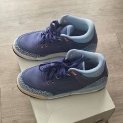 Nike Air Jordan 3 Retro (GS) ‘Purple Dust’ 441140-506 size 7