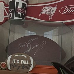 Merril Hodge “ Find A Way” Signed Football