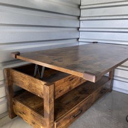 Extendable Coffee Table With Storage 