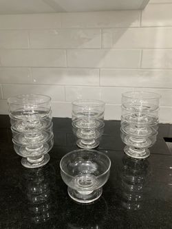 Vasijas pequeñas para helado o postre