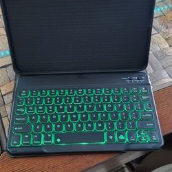 Fintie Keyboard Case for iPad Pro 11-inch (4th / 3rd Generation) 2022/2021 - Soft TPU Back Cover with Magnetically Detachable Bluetooth Keyboard, Also