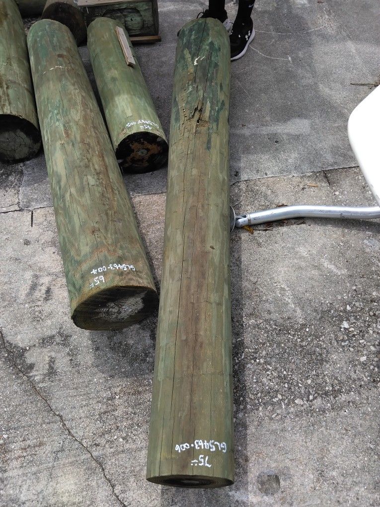 GL5463-006 74" Dock Pilings Cutoff