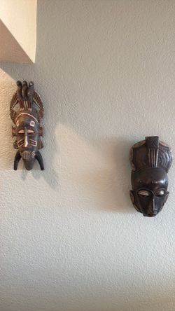 Set of West African Masks