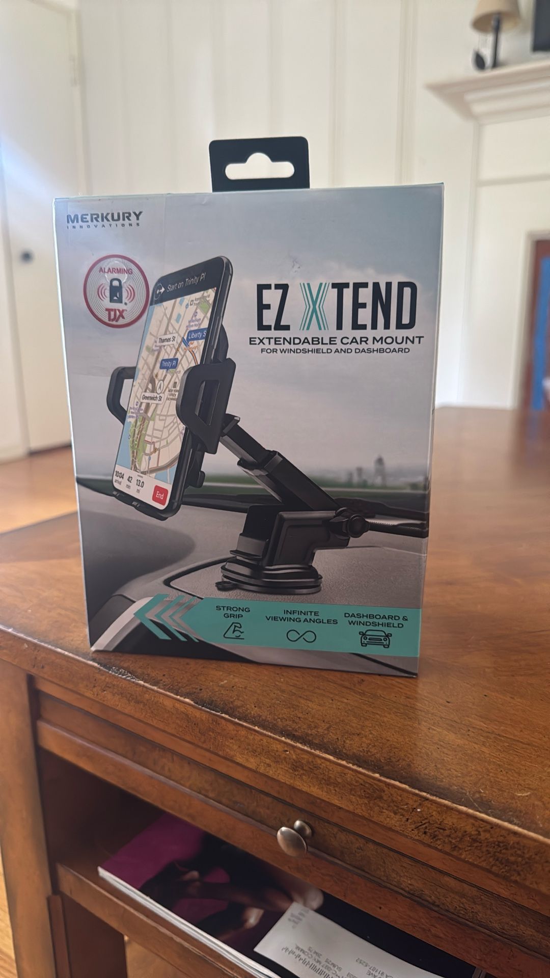 Cell Phone Holder For Vehicle Dashboard Or Windshield