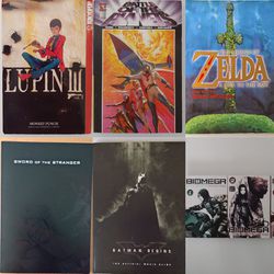 Comic, Movie, Manga & Anime Art Books  