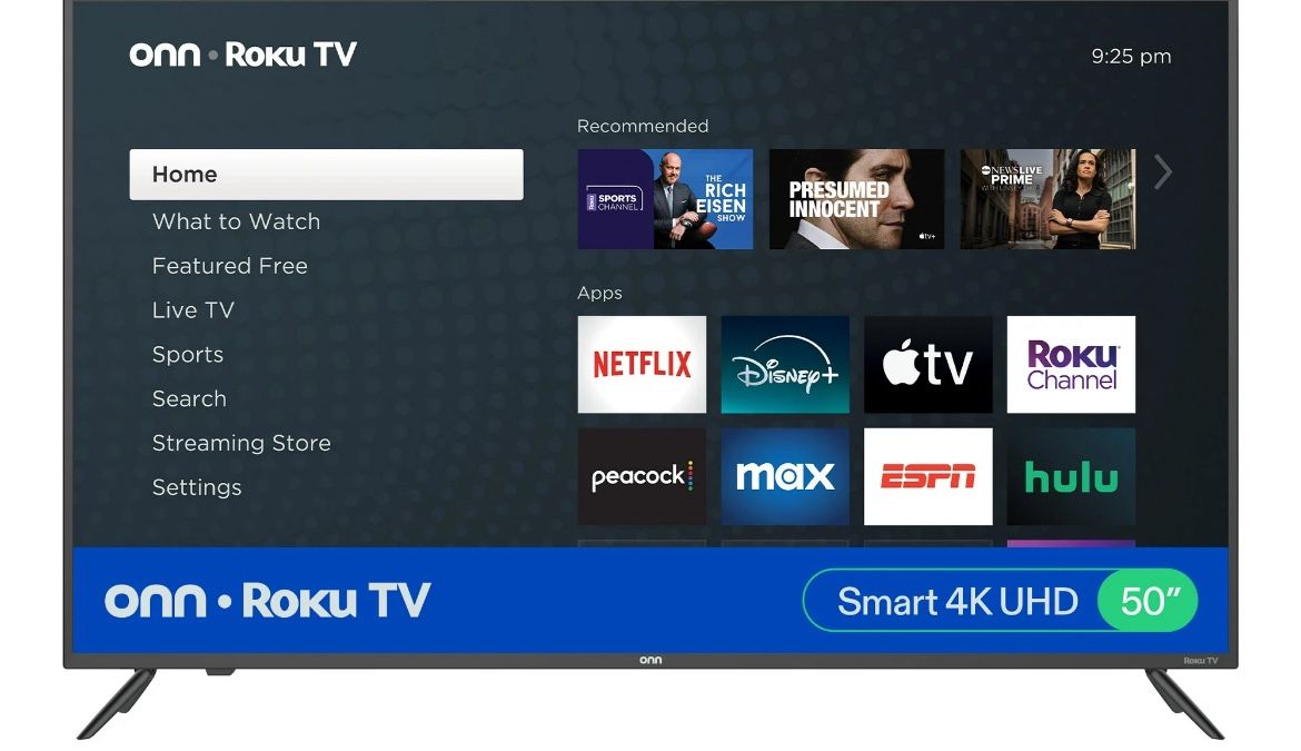 50 Inch onn Roku Tv