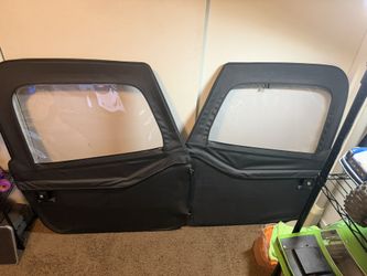 Bestop Full Fabric Doors - Jeep '97-06 Wrangler TJ (Black Diamond)