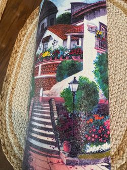 Signed Yolanda Izaguire Hand Painted Tile