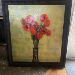Large Ballard design Floral Modern Art Print