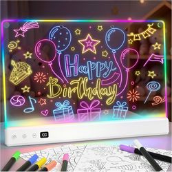 Brand new 16’’ LED Drawing Board for Kids with 16 Light Effects Rechargeable