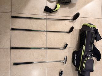 Top Flite Kids 5-Club Golf Set — Ages 5–8 | Complete with Stand Bag