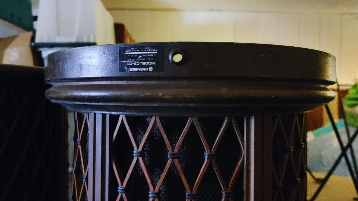 👀 MUST GO TODAY! Vintage Pioneer Cs 05 Omnidirectional End Table