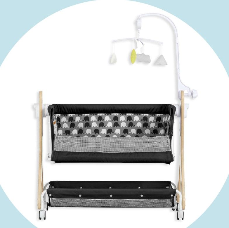 Modern Baby Bassinet & Bedside Sleeper 3-in-1  