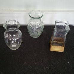 3 Flower Vases