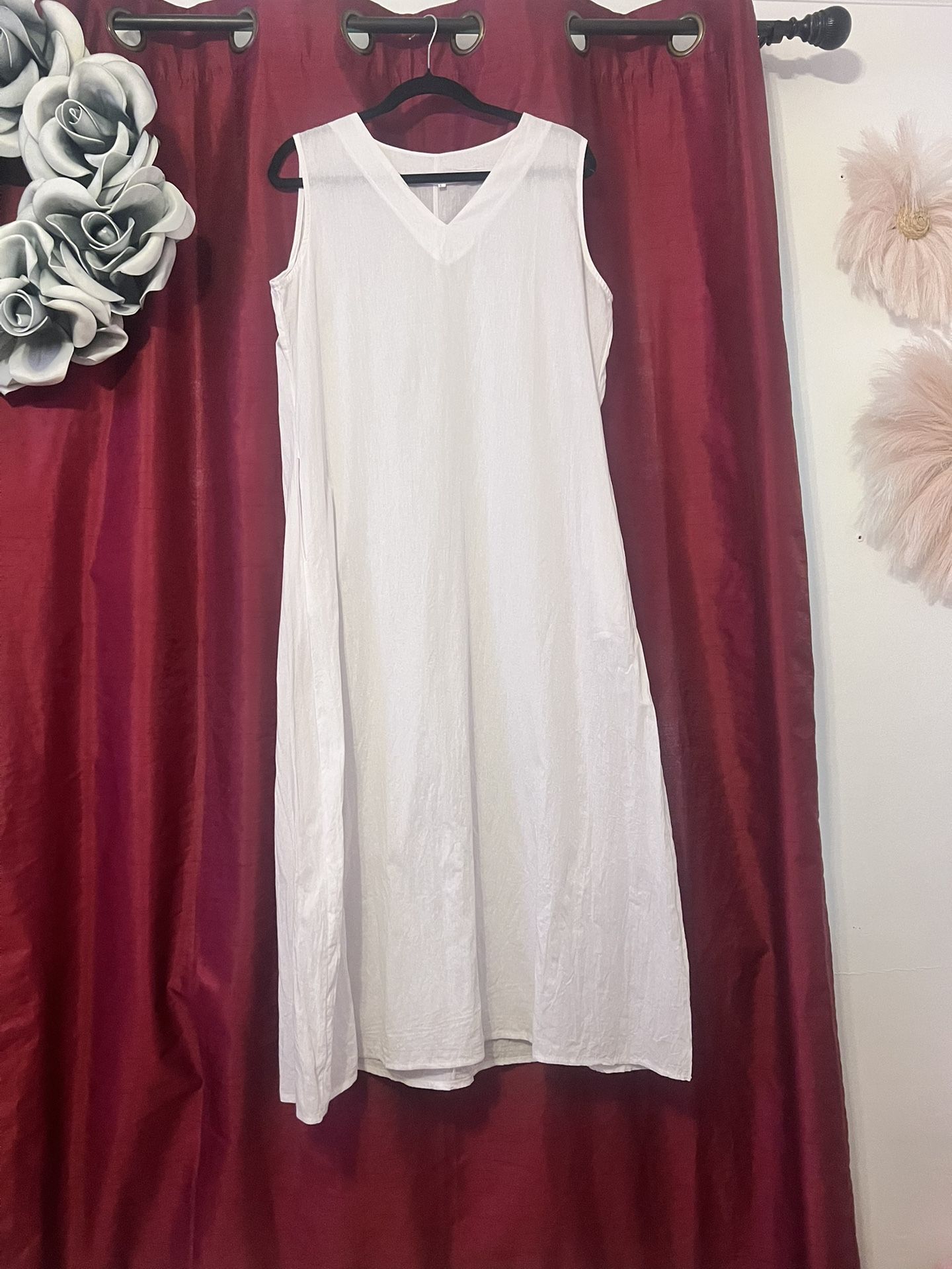 White Cotton Dress
