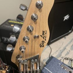 Wide Neck Big Lou Custom Strat Style Electric Guitar