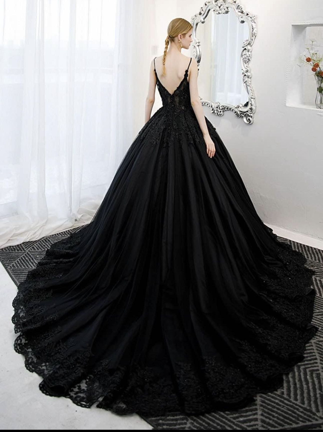 Black Wedding Or prom Dress 2XL-3XL