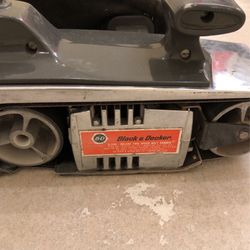 Vintage U-244 Black And Decker Belt Sander