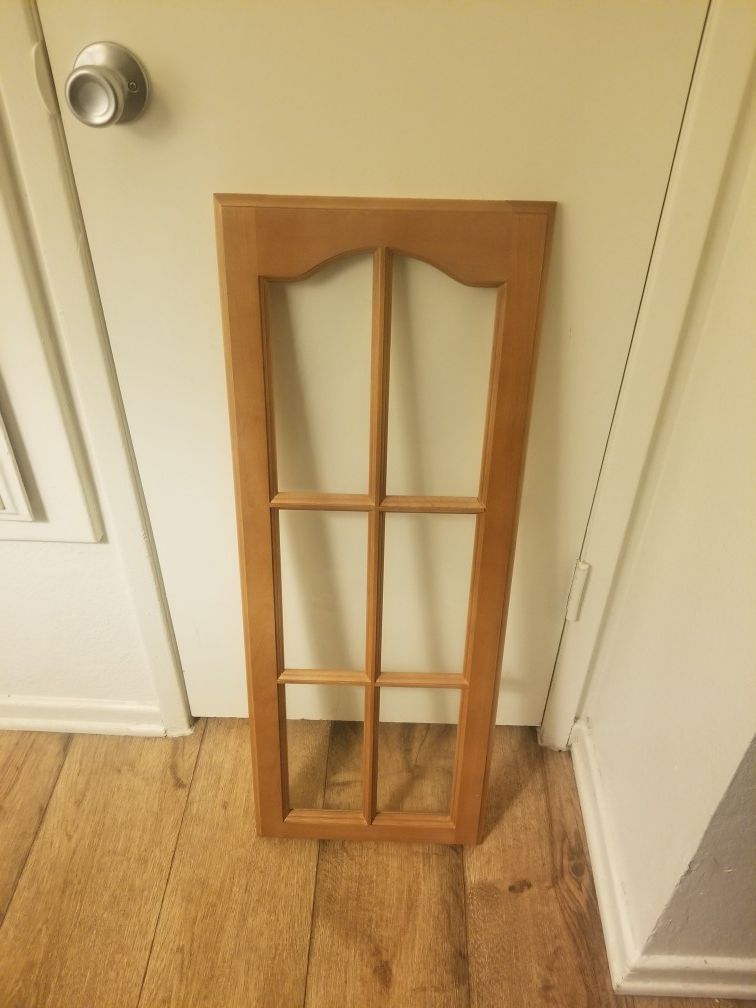 Glass door frames for kitchen cabinets