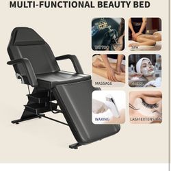 Facial Bed Table with Stool