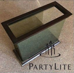 Partylite Infinity Mirror Reflections Tealight Candle Holder 14"X 11" inches Nice!