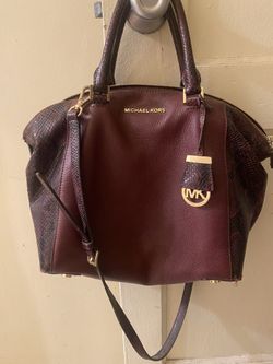 Large MK Burgundy Handbag