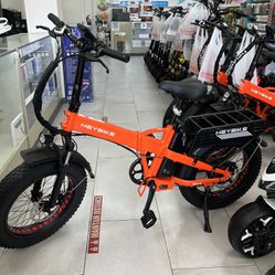 Heybike Electric Bicycle Battery Powered 48volts! Finance For $50 Down Payment!!