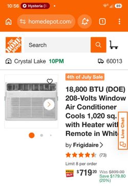 Window A/C and Heater