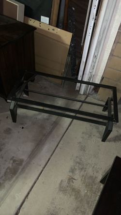 Table with glass top