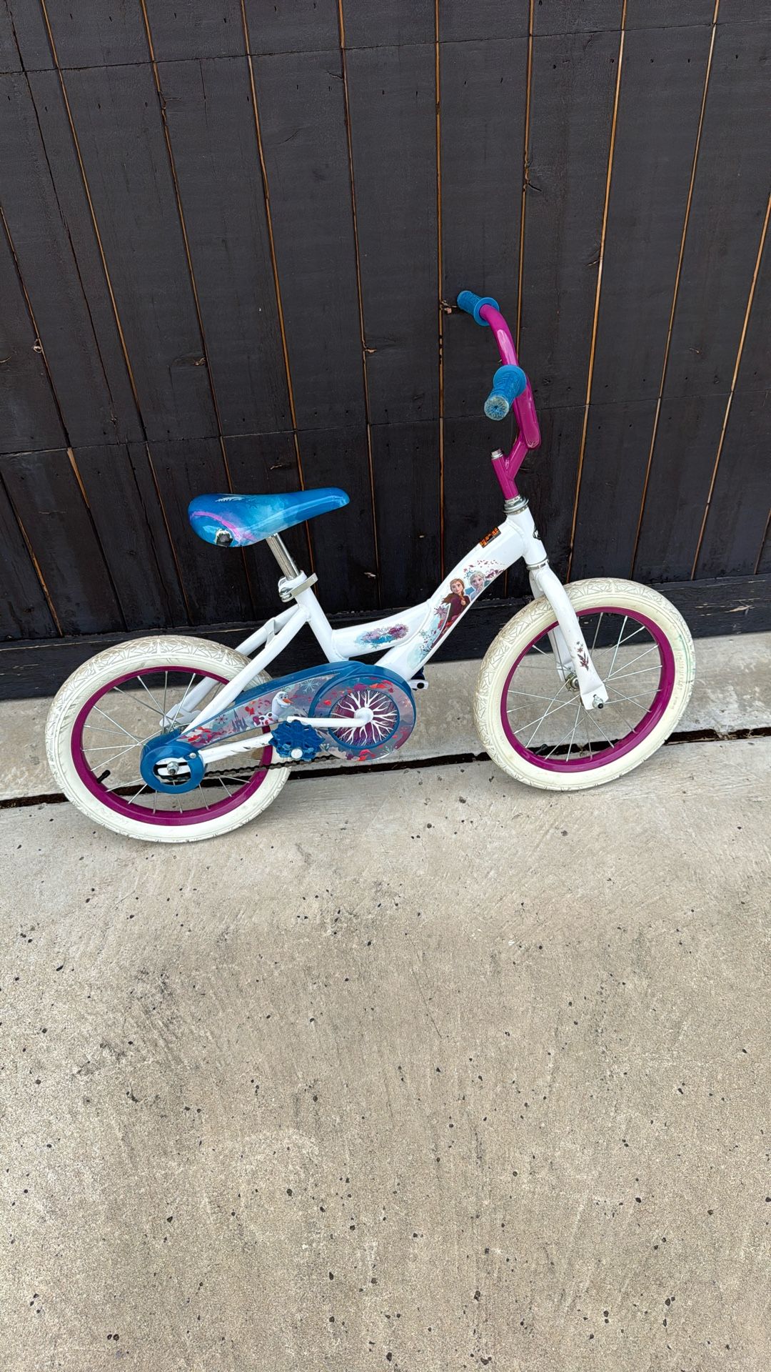 Huffy Disney Girls' Bikes, 16 Inch Size, Ages 3+ Years Old, Disney Frozen Bicycles,