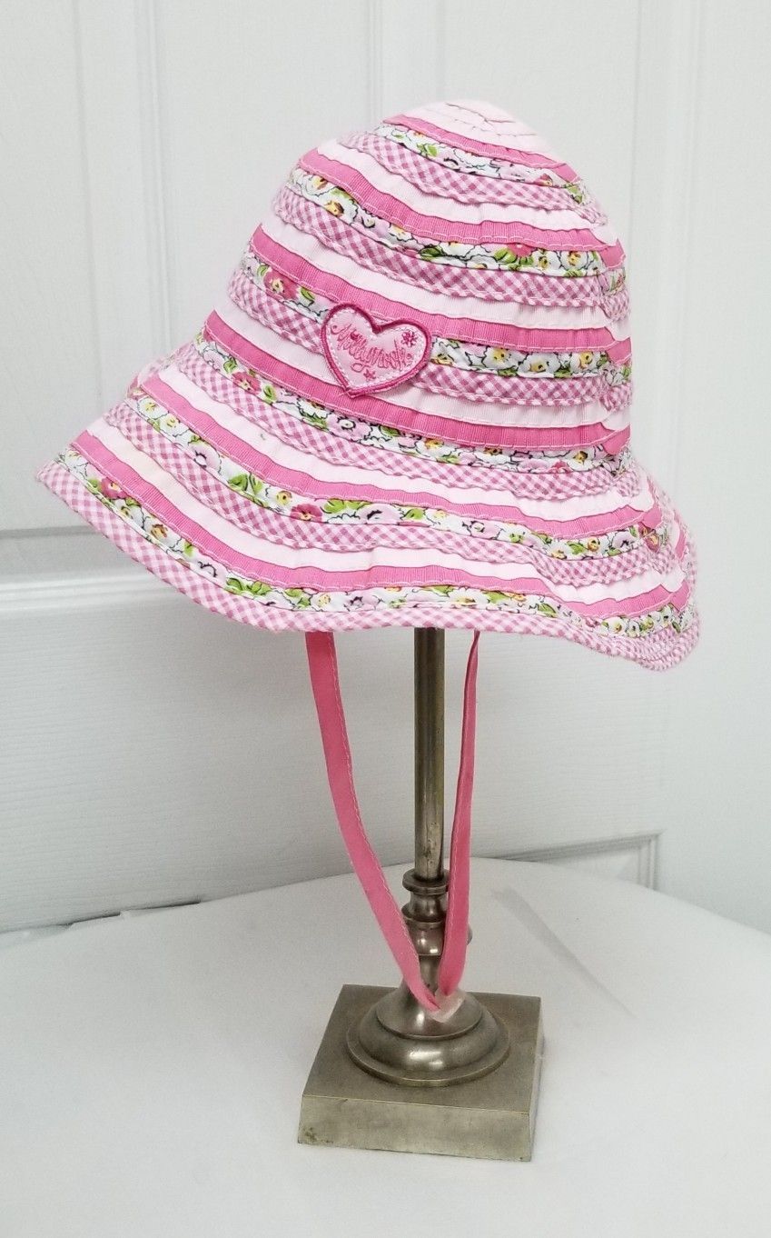 Pink Floral Hat