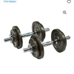 40 lbs Dumbells Brand new