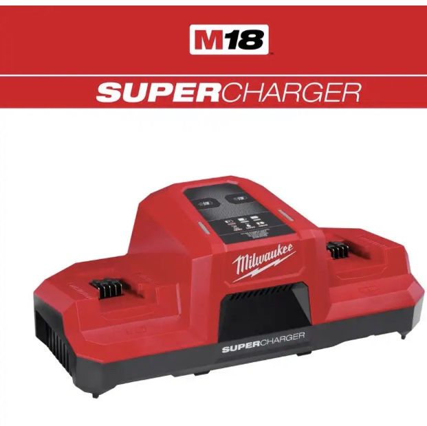 Milwaukee M18 18V Dual Bay Simultaneous Super Charger
