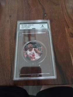 Michael Jordan 1995 Upper Deck Milk Cap POG Graded Authentic