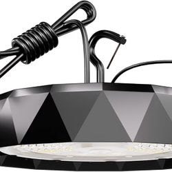 2 Pack UFO LED High Bay Light 200W, 32000LM 5000K LED Shop Lights, AC120-277V, 0-10V Dimmable 